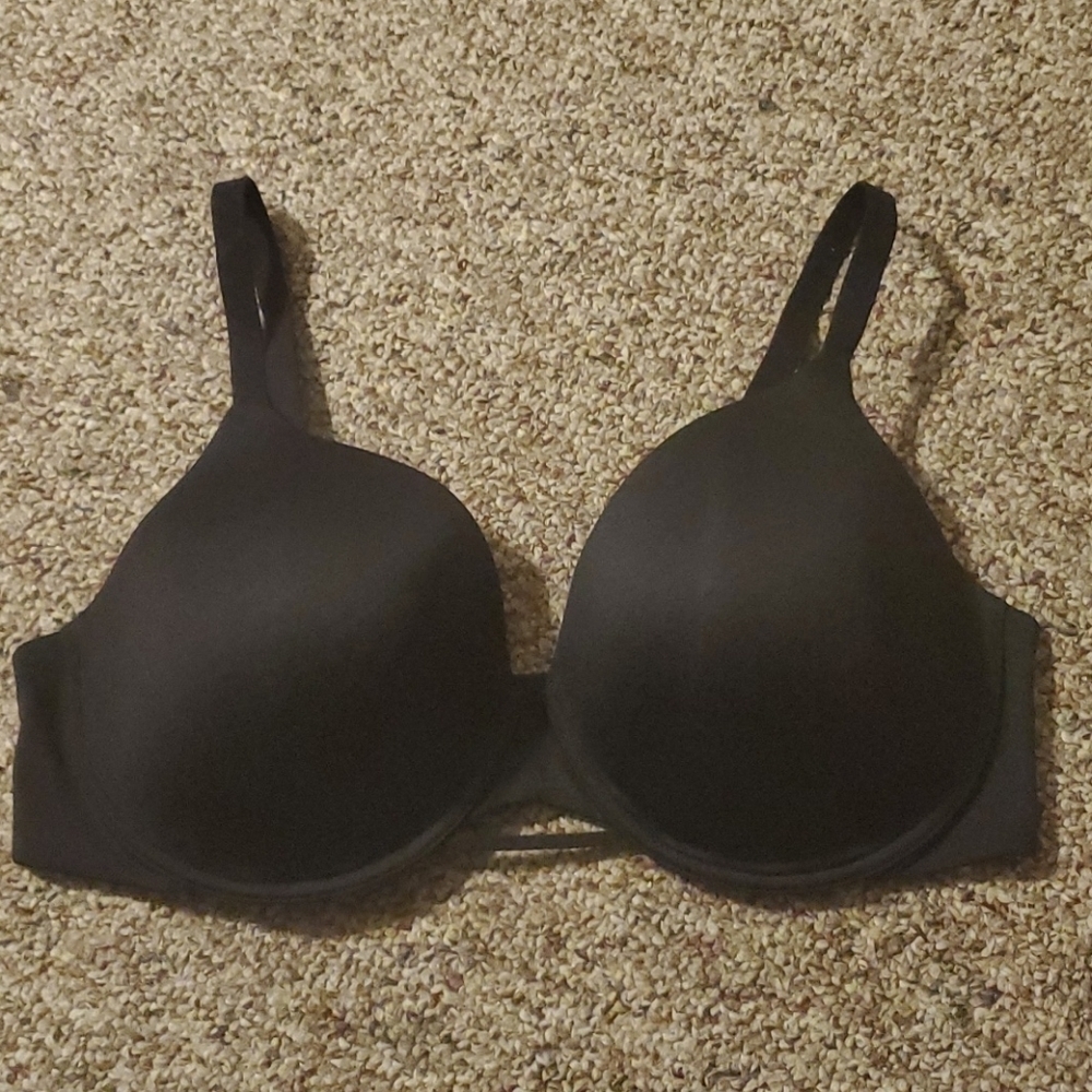 HANES Black Smooth Cup Underwire Bra Sz 2XL